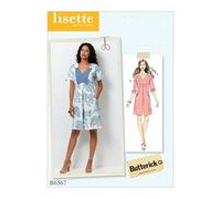 Butterick Patterns 6567 E5 Sizes 14-22 Misses' Dress, Tissue, Multi-Colour, 17 x 0.5 x 22 cm