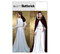 Butterick Patterns B4377 Size EE 14-16-18-20 Misses Costumes, Pack of 1, White