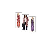BUTTERICK PATTERNS B5473 Misses'/Women's Jacket Vest and Pants Size Miss (XSM-SML-MED-LRG-XL)
