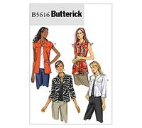 Butterick Patterns B5616 Size AA 6-8-10-12 Misses Jacket, Pack of 1, White