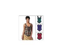 Butterick Patterns B5662 Size EE 14-16-18-20 Misses' Corsets, Pack of 1, White
