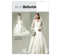 Butterick Patterns B5731 Size EE 14-16-18-20 Misses' Dress, Pack of 1, White