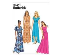 Butterick Patterns Ladies Dress Pattern, White, B5 (8-10-12-14-16)