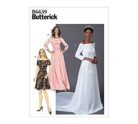 Butterick Sewing Pattern 6639 (E5) Misses Dress 1422, 8-16