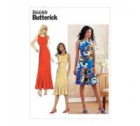 Butterick Sewing Pattern 6680 E5 (14-16-18-20-22)
