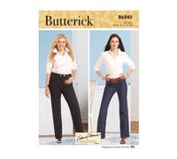 BUTTERICK B6840B5 Misses' & Women's Straight-Leg or Boot Cut Jeans Palmer/Pletsch B5 (8-10-12-14-16)