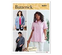 Butterick Sewing Pattern 6841 Shirts XM (S-M-L)
