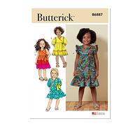 Butterick Sewing Pattern 6887 Dresses A (2-3-4-5-6)