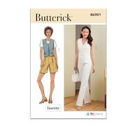 Butterick Sewing Pattern 6901 Waistcoats, Trousers, Shorts A5 (6-8-10-12-14)