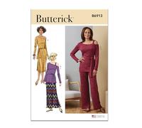 Butterick Sewing Pattern 6913 Women A (S-M-L-XL-XXL)