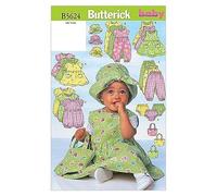 Butterick Sewing Pattern B5624 Infants’ Dress, Jumper, Romper, Jumpsuit, Panties, Hat and Bag
