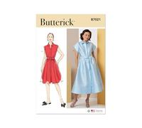 BUTTERICK Sewing Pattern B7021U5 Misses' Dress with Belt, Sleeve and Length Variations U5 (16-18-20-22-24)