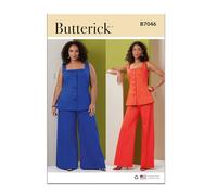Butterick Sewing Pattern B7046AA Misses' and Women's Top and Trousers AA (10-12-14-16-18)