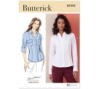Butterick Sewing Pattern B7055K5 Misses' Shirts with Princess Seams by Tammie Pontsler for Palmer/Pletsch K5 (8-10-12-14-16)