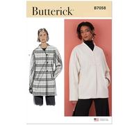 Butterick Sewing Pattern B7058C6 Misses' Jacket in Two Lengths C6 (8-10-12-14-16-18)