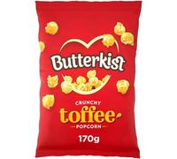 Butterkist - CRUNCHY TOFFEE popcorn 170g - 105 Calories Per Serving - Gluten Free, No Artificial Colours or Flavours, Suitable for Vegetarians