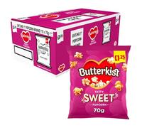 Butterkist Delicious Popcorn Cinema Snacks (15 Bags x 70g, Sweet Popcorn)