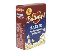 Butterkist Salted Microwave Popcorn, 3 x 70g Bags