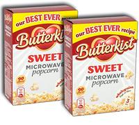 Butterkist Sweet Microwave Popcorn Pack of 2 ( 210g box x 2 ) 6 Sachets in total