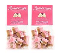 Buttermilk Strawberry Cream Split Fudge 175g - Pack of 2