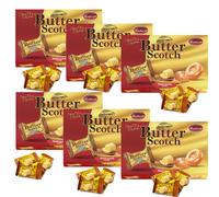 Butterscotch Hard Candies Boiled Sweets Box 200g - Rich and Creamy Butter Flavour Hard Candy (6 x Boxes)