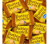 Butterscotch Hard Candies - Classic Rich & Creamy Butterscotch Flavoured Sweets - Individually Wrapped Boiled Candy - Perfect for Sharing, Parties, Office Treats, Gift Bags & Everyday Snacking (750g)
