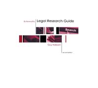 Butterworths Legal Research Guide