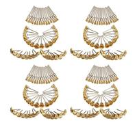 Buttfast 180Pcs Copper Wire Brush Wheel Sanding Accessories for Rotary Grinder Tools