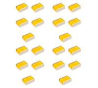 Buttfast 20PCS White Bow Rosin Greek Pitch Friction-Increasing Rosin for Violin Viola Cello Bow String Instrument