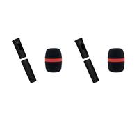 Buttfast 2X Elastic Wireless Microphone Protective Case Color Handle Cover Anti-Fall Protector for Ktv Stage Accessories D