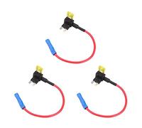Buttfast 3X 2-Insert Blade Fuse Adapter Voltage Tap for Automotive Fuses ATT Mini Low Profile
