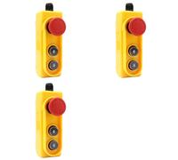 Buttfast 3X Rain Proof Lifting Button Box Emergency Stop Button Switch 2.2KW Direct Control Electric Hoist Switch 220V