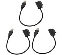 Buttfast 3X USB 2.0 to Mini II 7+6 13Pin Adapter Converter Cable for Laptop CD/DVD ROM Slimline Drive