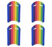 Buttfast 4X Kids Adults Rainbow Swimming Kickboard Foam Float Kick Board Pool Training Aid Float Hand Foam Board Tool