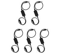 Buttfast 5X 24 Hour Auto Reboot Router Routing Timer Reset Tool DC Power Timing Fiber Modem Router DC Power Manager Black