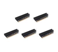 Buttfast 5X M.2 Nvme Ssd Adapter M2 to Pcie 3.0 X16 Controller Card M Key Interface Support Pci Express 3.0 X4 2230-2280 Size