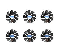Buttfast 6pcs 95mm CF1015H12D DC12V Video Card Cooler Cooling Fan Replace for Sapphire NITRO RX480 8G RX 470 4G GDDR5 RX570