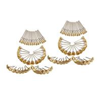 Buttfast 90Pcs Copper Wire Brush Wheel Sanding Accessories for Rotary Grinder Tools