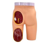 Buttock Injection Practice Model, Gluteal Anatomy & Nursing Simulator, 3 Injection Training Methods/Detailed & Realistic for Medical Students/Nurses