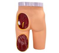 Buttock Injection Training Model with Detachable Hip for Practice | High simulation model for safe intramuscular injection training.