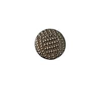 Button 10 Pcs 15/20/25mm Vintage Woven Metal Buttons for Sewing Black Gold Decorative Clothing Fashion Jacket(Gold,15mm-10pcs)