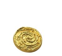 Button 10 Pcs/Lot Golden Sewing Accessories for Clothing Metal Buttons Coats DIY Crafts Supplies Needlework Items(L12-1,23mm)