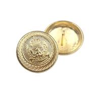 Button 10 Pcs/lot Metal Buttons for Clothes Gold Color Sweater Coat Decoration Shirt Accessories DIY(18mm)