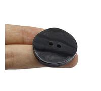 Button 10pcs/lot Resin Marble Pattern Buttons, Irregular Fashion Flatback for Manualidades Craft Supplies Sewing DIY Clothing Decorative(Black,18MM)