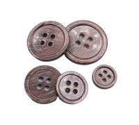 Button 10Pcs Mother of Pearl Shell Buttons, Round Decoration Button for DIY Embellishments Clothing Sewing Supplies(Shell Button-06,Diameter 18mm)