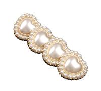 Button 10PCS Pearl Heart Button