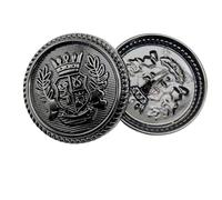 Button 15 Pcs/lot 15-25mm Golden Metal Snap Button College Style Decorative Buttons for Clothing Sewing Supplies Accessories(C,25mm 15Pcs)