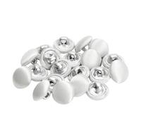 Button 20 Set Smooth Satin Covered Metal Shank Buttons for Tuxedo Suits Gowns Blouses Coats Upholstery 10mm Wedding Dress(Beige)