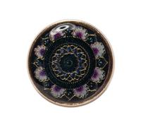 Button 5 Pcs Retro Flower Round Metal Shank Button Sewing Scrapbooking Clothing Replace Handmade Crafts Accessories Decor 18mm(E)