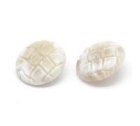 Button 6Pcs 30mm Large Plastic Coat Buttons for Clothing Suit Windbreaker Sewing Accessories DIY Crafts(Beige)